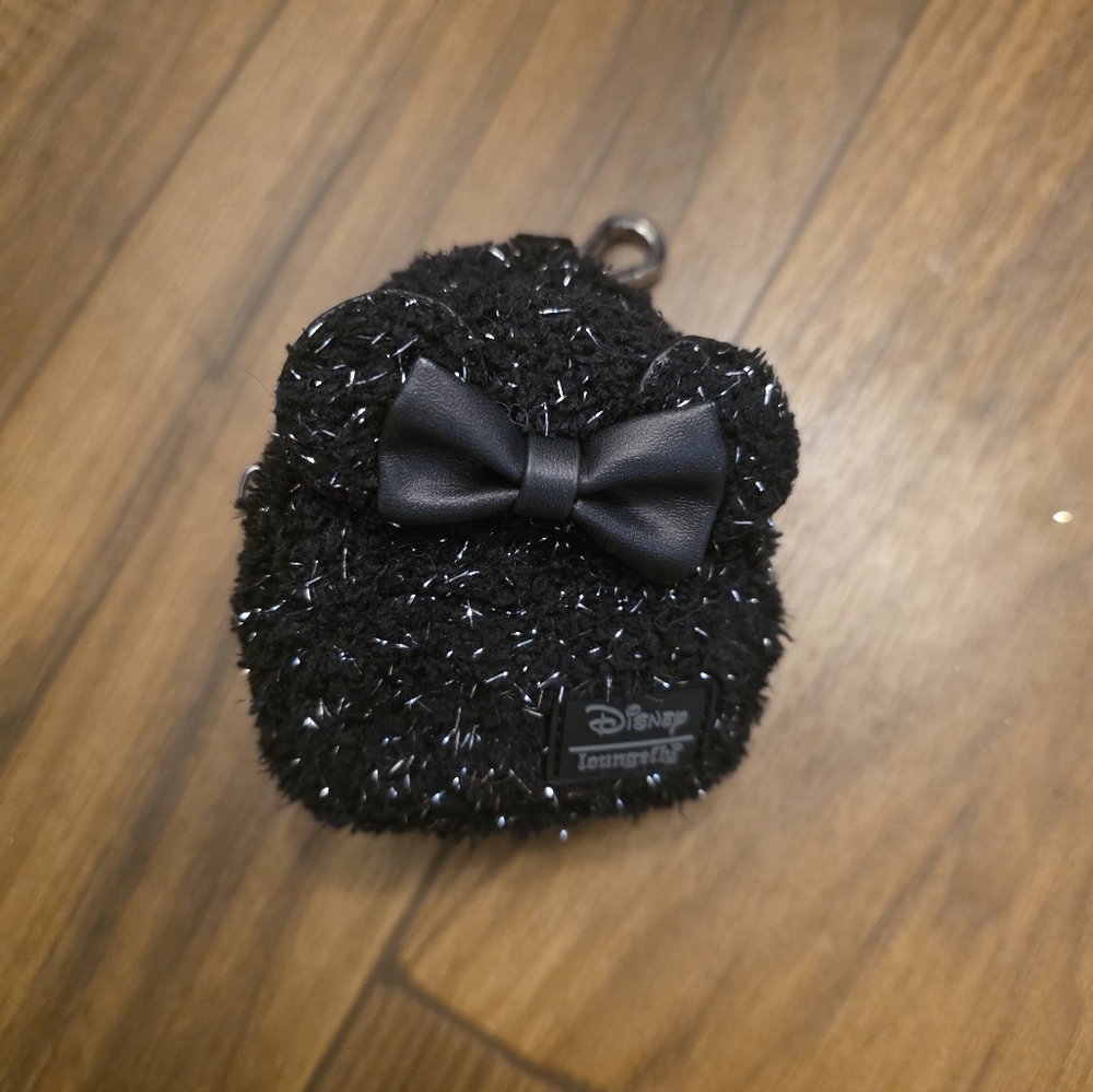 Loungefly Disney Minnie Mouse Glitter Mystery Mini Backpack Keychain Charm